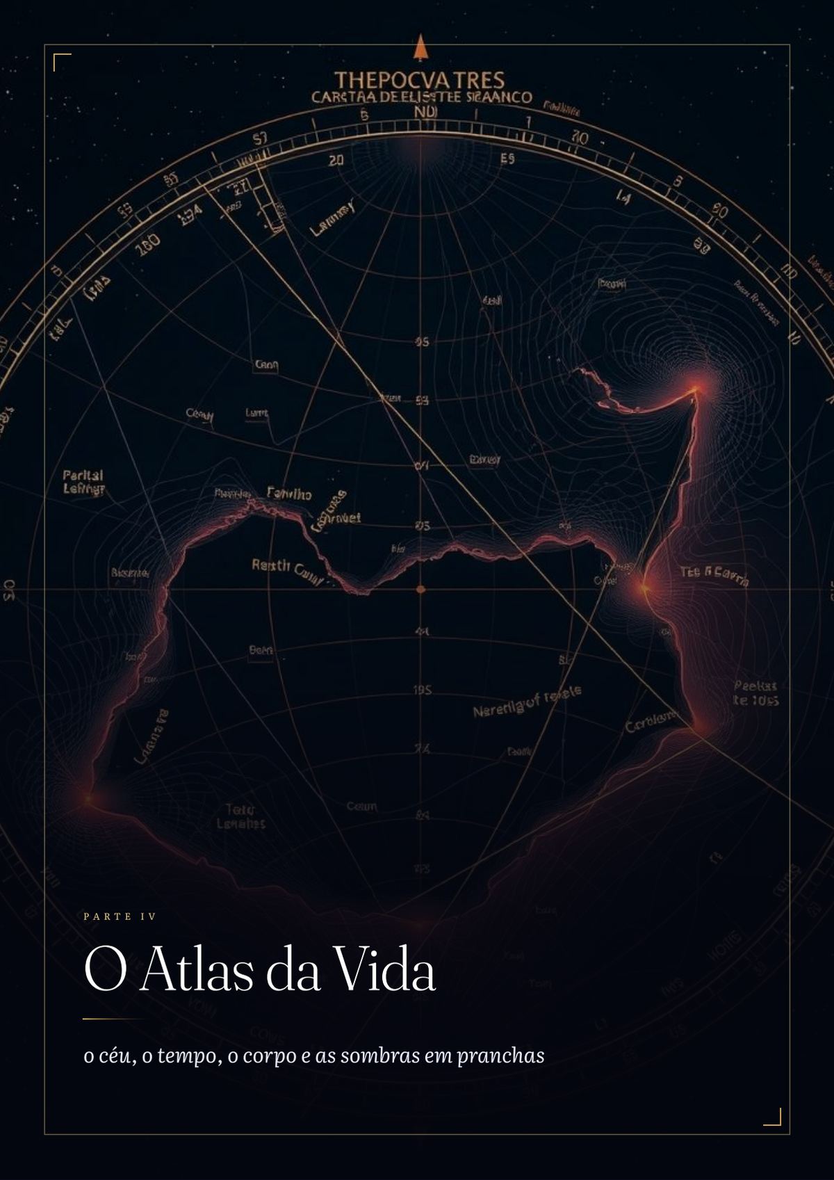 Dossier cover with constellation and seal